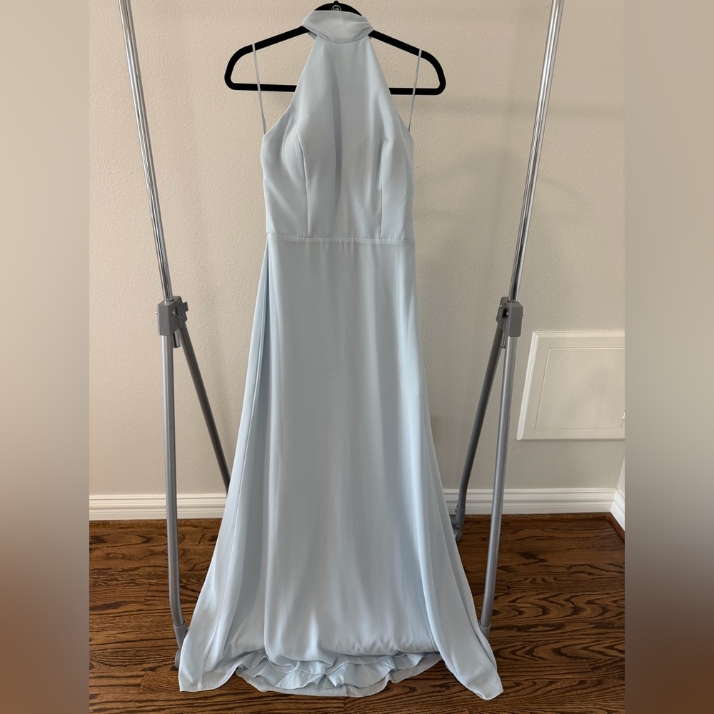 Amsale Sophia Dress in Ice - Picture 2 of 3
